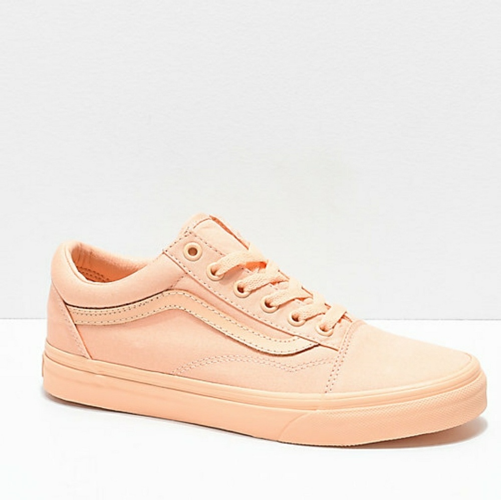 Vans Old Skool Peach/Apricot Skate Shoes